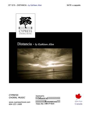 Cypress Choral Music - Distancia - Zendejas/Allan - SSAATB