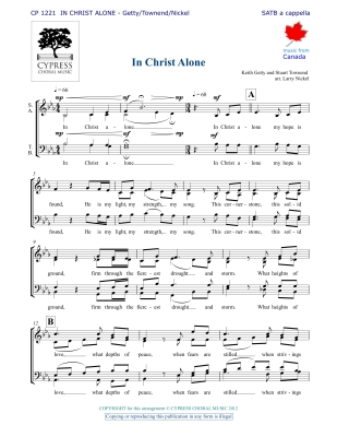 Cypress Choral Music - In Christ Alone - Getty/Townend/Nickel - SATB