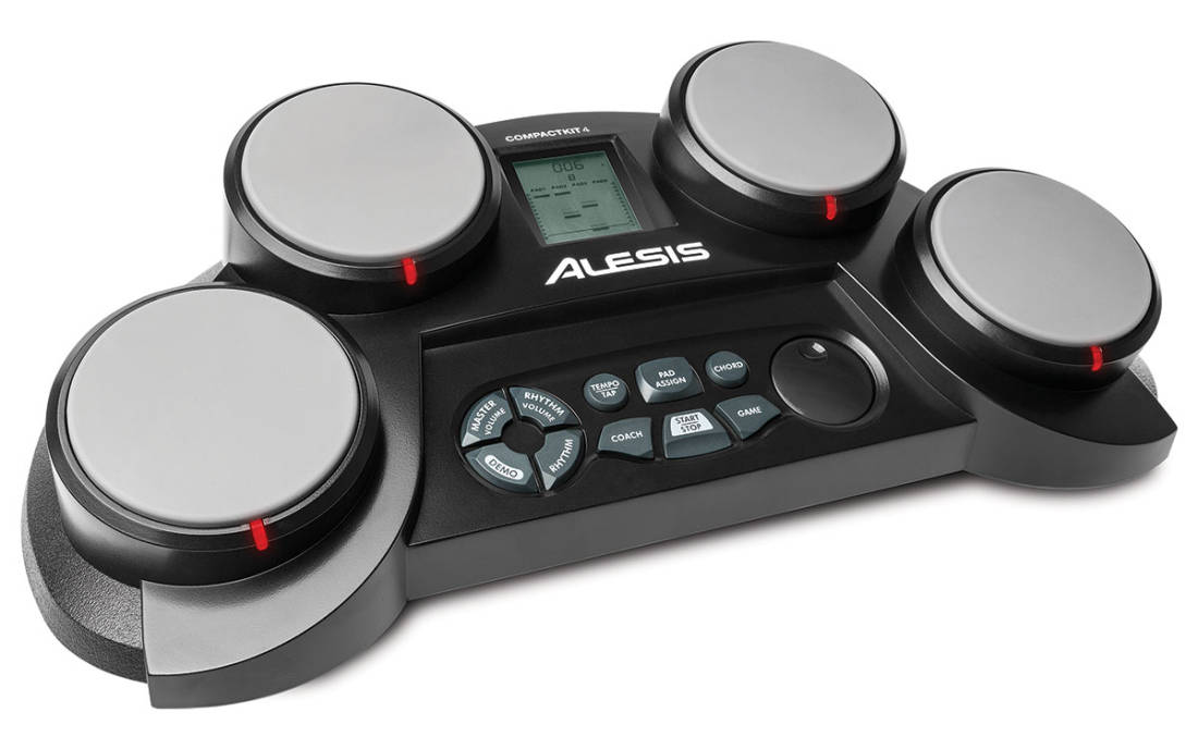 Alesis CompactKit 4 4Pad Portable Tabletop Drum Kit Long & McQuade