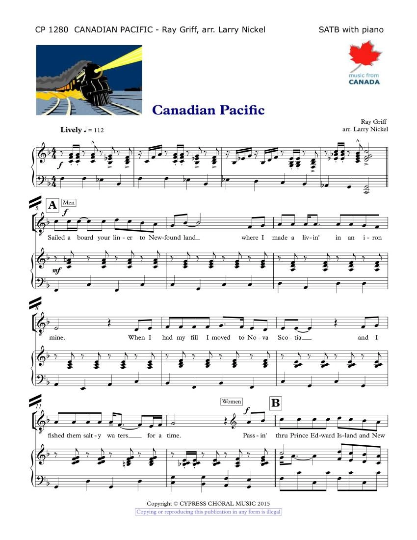 Canadian Pacific - Griff/Nickel - SATB