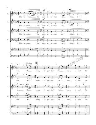 The Song My Paddle Sings - Johnson/Emery - SATB