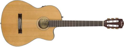 CN-140SCE Acoustic-Electric Cutaway Guitar with Case - Natural