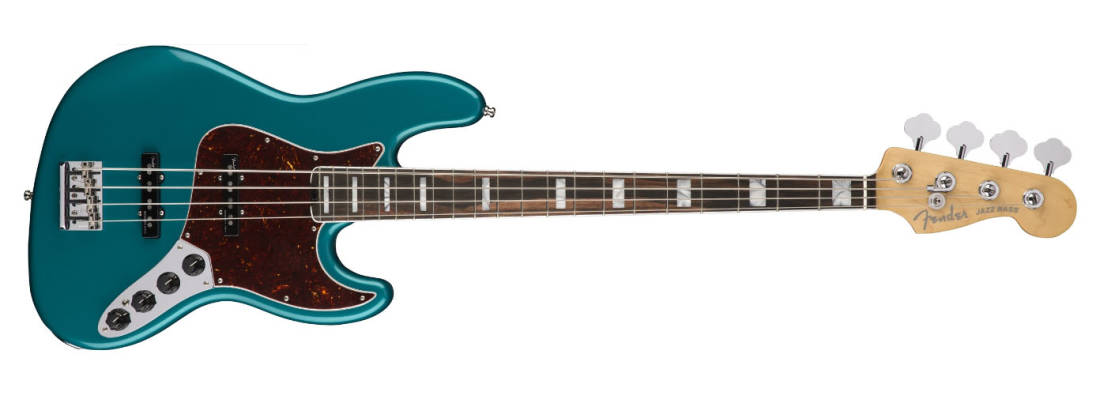 American Elite Jazz Bass - Ocean Turquoise