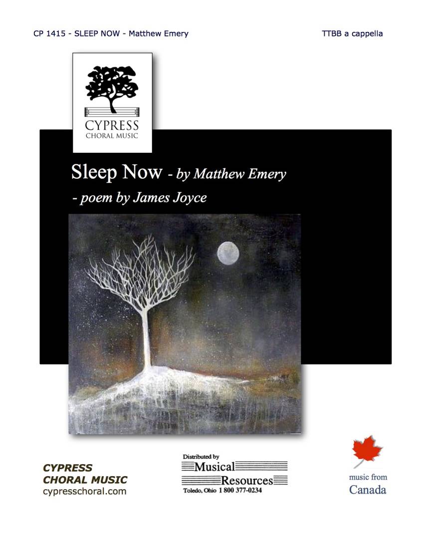 Sleep Now - Joyce/Emery - TTBB