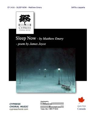 Sleep Now - Joyce/Emery - SATB