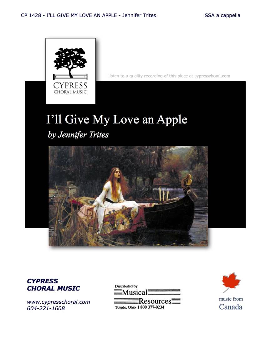 I\'ll Give My Love an Apple - Trites - SSA
