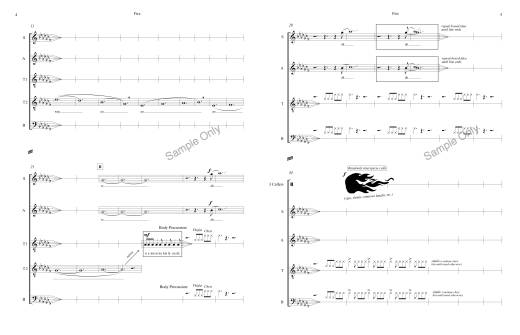 Fire (from Elements - third movement) - Gimon - SATB