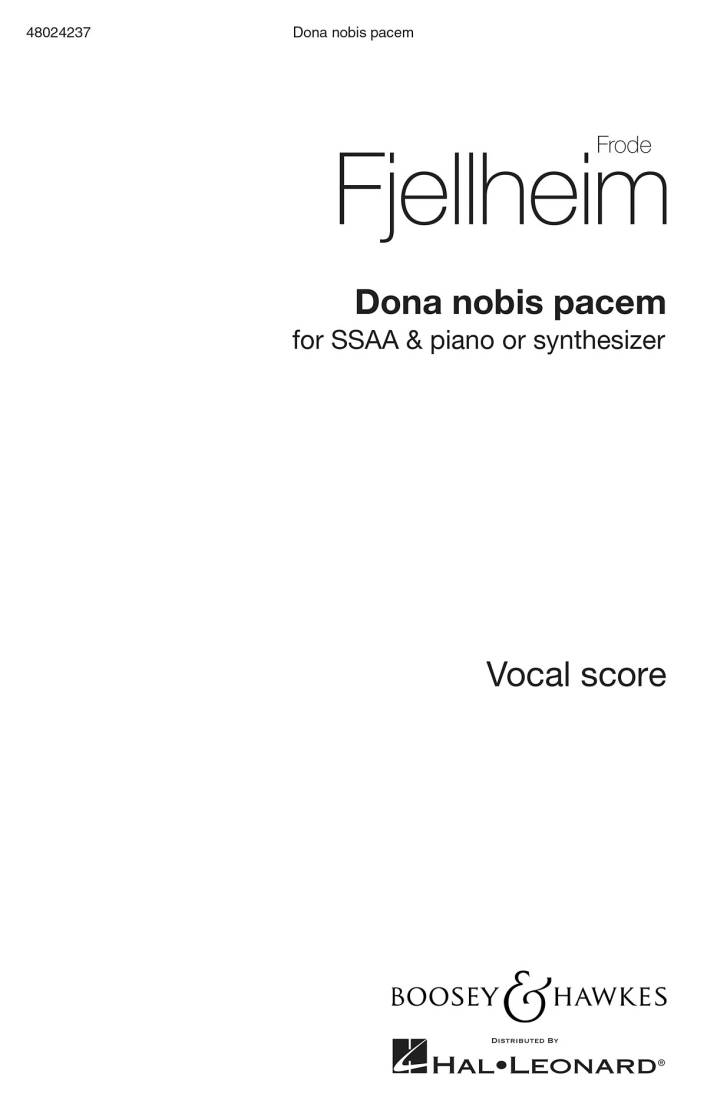 Dona Nobis Pacem - Fjellheim - SSAA