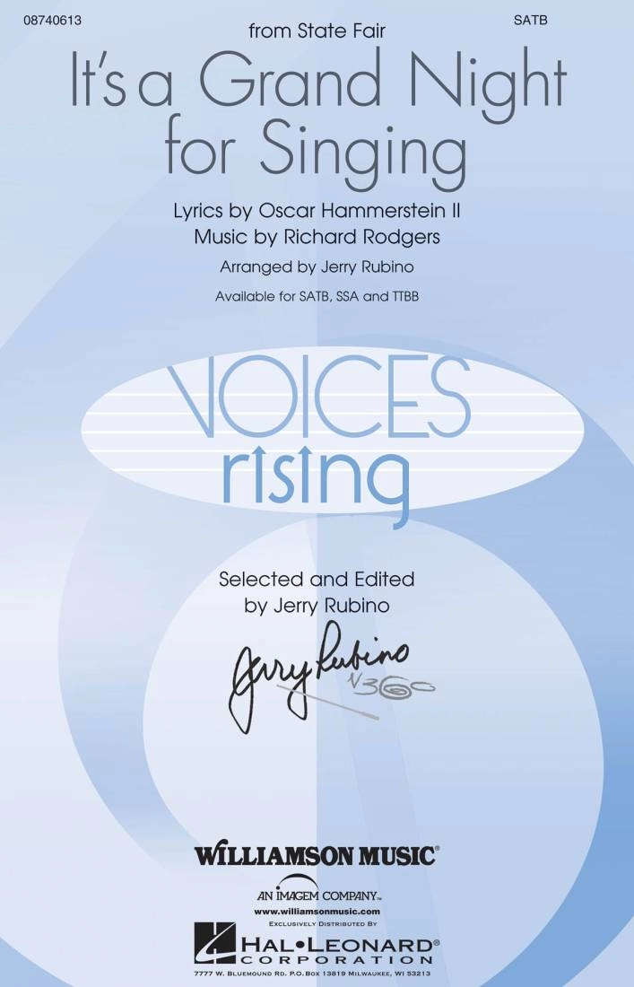 It\'s a Grand Night for Singing (from State Fair) - Rodgers /Hammerstein /Rubino - SATB