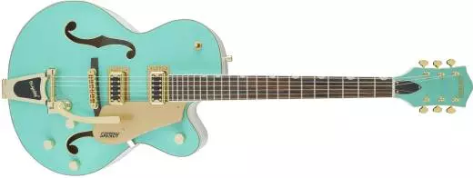 G5420TG Electromatic Hollow Body Single-cut Electric Guitar with Bigsby - Two-Tone Sea Foam Green on White