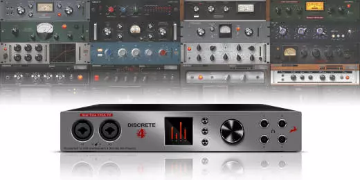 Discrete 4 Microphone Preamp and Thunderbolt/USB Interface w/Premium FX Collection
