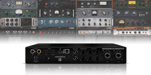 Discrete 4 Microphone Preamp and Thunderbolt/USB Interface w/Premium FX Collection