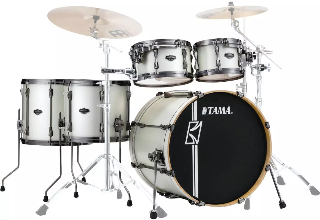 Superstar Hyper-Drive 5-Pc Shell Pack (22,10,12,14,16) in Maple - Satin Arctic Pearl