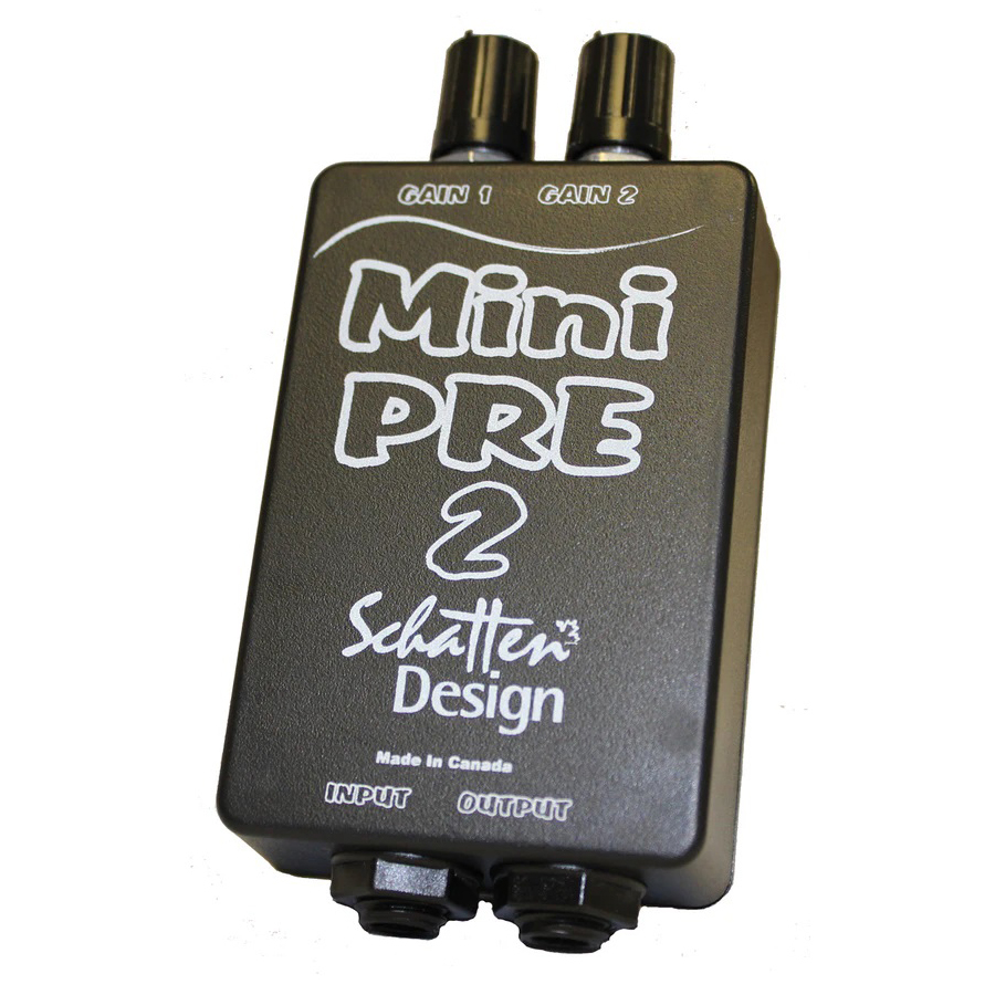 Mini Pre 2 Compact Acoustic Preamp, 2 Channel