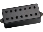 DiMarzio - Imperium 7 Bridge Pickup - Black Metal Cover with Black Poles