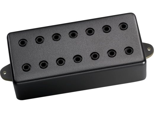 DiMarzio - Imperium 7 Bridge Pickup - Black Metal Cover with Black Poles