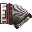 Weltmeister Accordions - Achat 80 Bass Accordion - Red