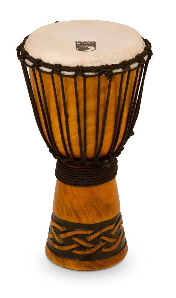 Origins Series Rope Tuned Wood 8\'\' Djembe - Celtic Knot