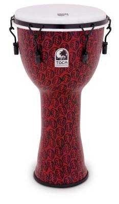 Toca Percussion - Freestyle II Mechanically Tuned 12-Inch Djembe - Red Mask Finish