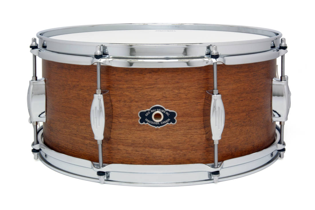 George Way 6.5 X 14\'\' Nyatoh Snare Drum -  Matte Lacquer