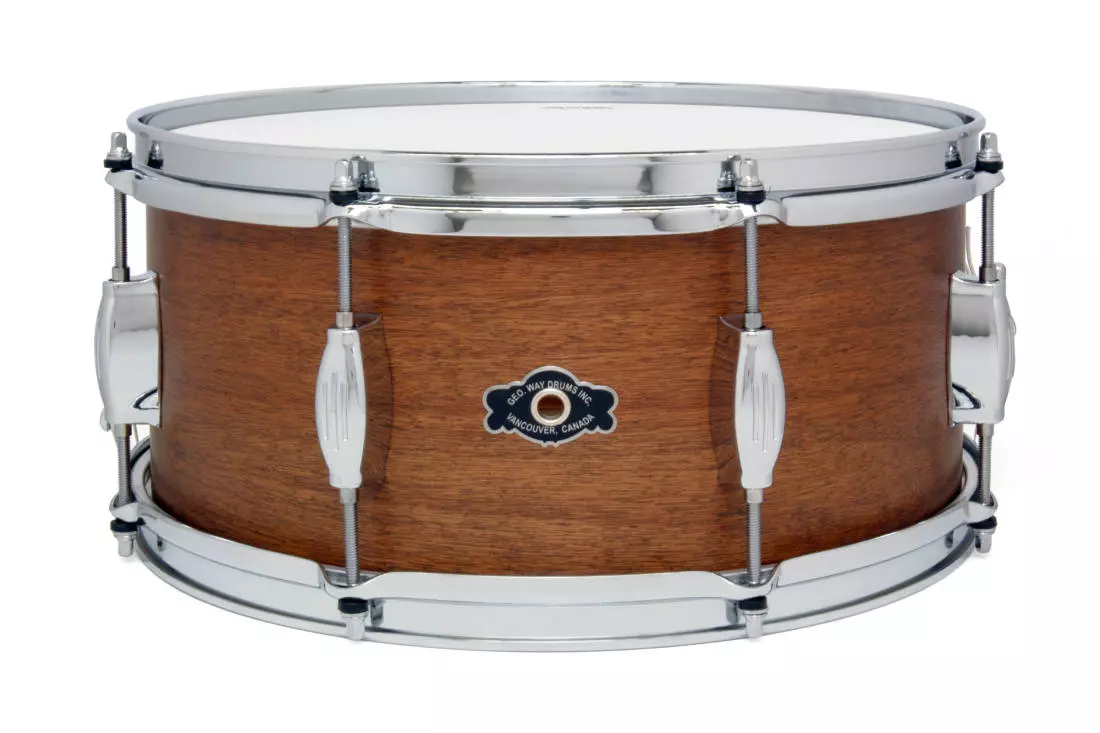 George Way 6.5 X 14\'\' Nyatoh Snare Drum - Matte Lacquer