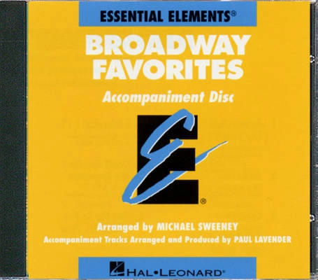 Hal Leonard - Essential Elements Broadway Favorites - Sweeney - Accompaniment CD