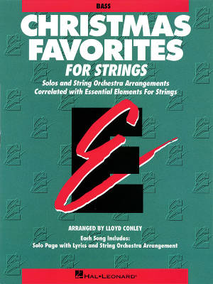 Hal Leonard - Essential Elements Christmas Favorites for Strings - Conley - String Bass - Book