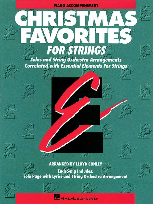 Essential Elements Christmas Favorites for Strings - Conley - Piano Accompaniment - Book