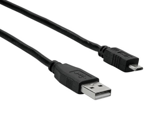 High Speed USB Cable, Type A to Micro-B - 6 Feet