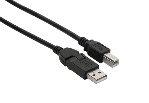 High Speed USB Cable,  Flex Type A to Type B - 6 Feet