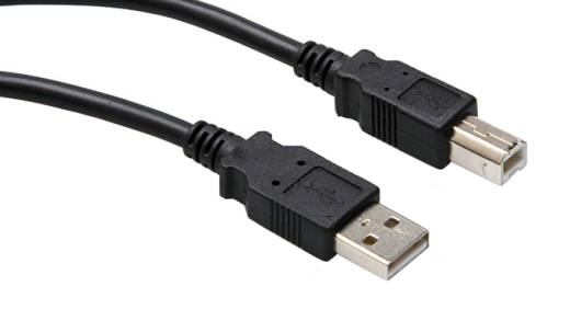 Hosa - High Speed USB Cable, Type A To Type B - 10 Feet