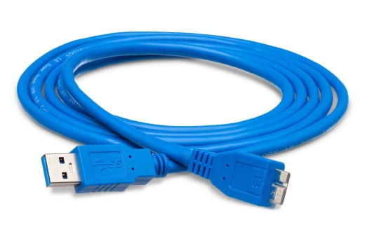 Hosa - SuperSpeed USB 3.0 Cable Type A to Micro-B - 10 Feet