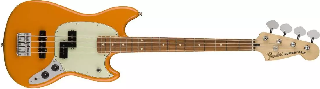 Mustang Bass, Pau Ferro Fingerboard - Capri Orange