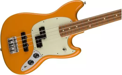 Mustang Bass, Pau Ferro Fingerboard - Capri Orange