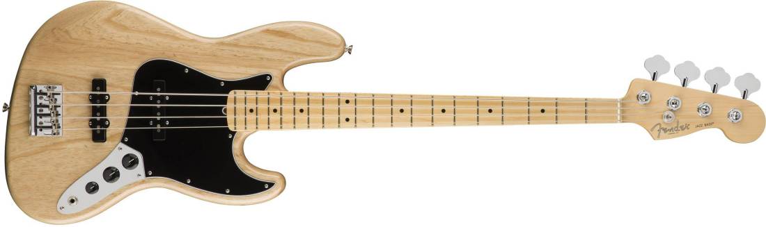 American Professional Jazz Bass, Maple Fingerboard - Natural