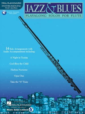 Hal Leonard - Jazz & Blues: Play-Along Solos for Flute - Book/Audio Online