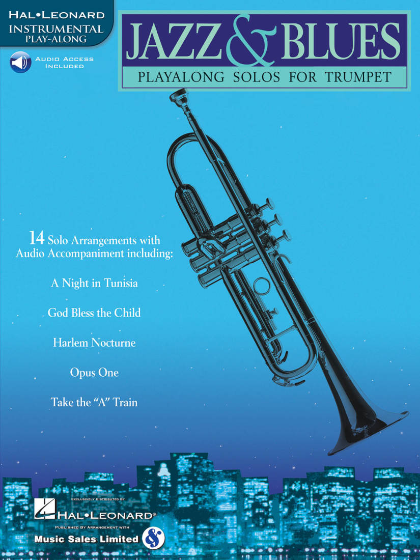 Jazz & Blues: Play-Along Solos for Trumpet - Book/Audio Online