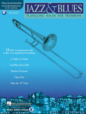 Jazz & Blues: Play-Along Solos for Trombone - Book/Audio Online