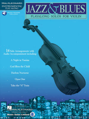 Jazz & Blues: Play-Along Solos for Violin - Book/Audio Online