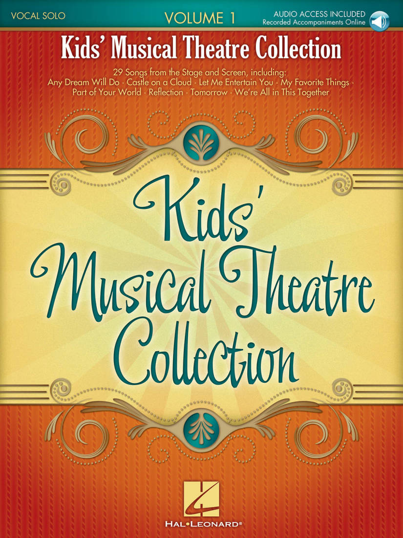 Kids\' Musical Theatre Collection, Volume 1 - Voice - Book/Audio Online
