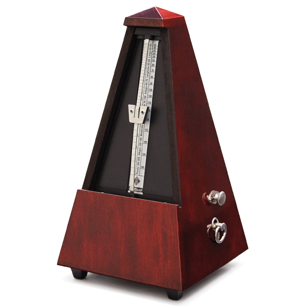 Wood Metronome with Bell - Mahogany Gloss