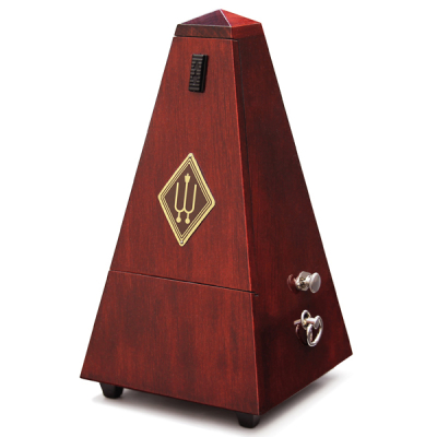 Wood Metronome with Bell - Mahogany Gloss