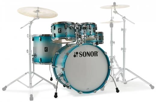 Sonor - AQ2 Stage 5-Piece Shell Pack (22,10,12,16,SD) - Aqua Silver Burst