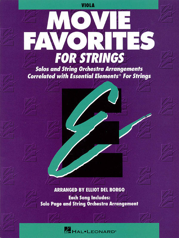 Essential Elements Movie Favorites for Strings - Del Borgo - Viola - Book