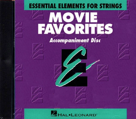 Essential Elements Movie Favorites for Strings - Del Borgo - CD Accompaniment