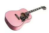 2018 Hummingbird Acoustic-Electric - Techno Pink