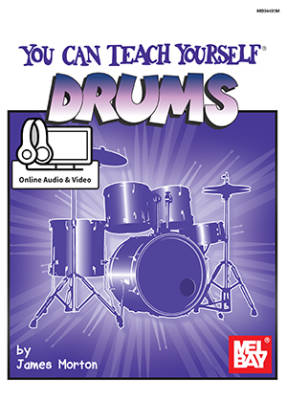 Mel Bay - You Can Teach Yourself Drums  - Morton - Book/Media Online