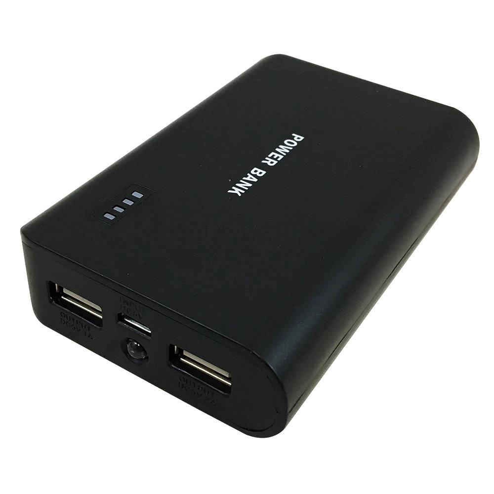 Power Bank 6000mAh - Input 2A, Outputs 5V/2A, 5V/1A