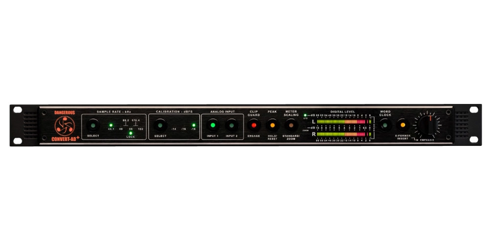 CONVERT-AD+ Definitive Rack Mount Stereo A-D Converter