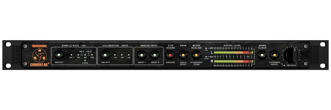 CONVERT-AD+ Definitive Rack Mount Stereo A-D Converter
